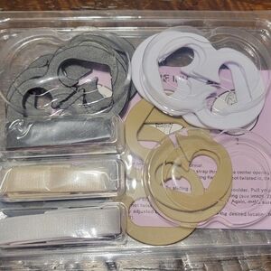 Bra Strap Accessories Kit - Neutral & White Replacement Clips